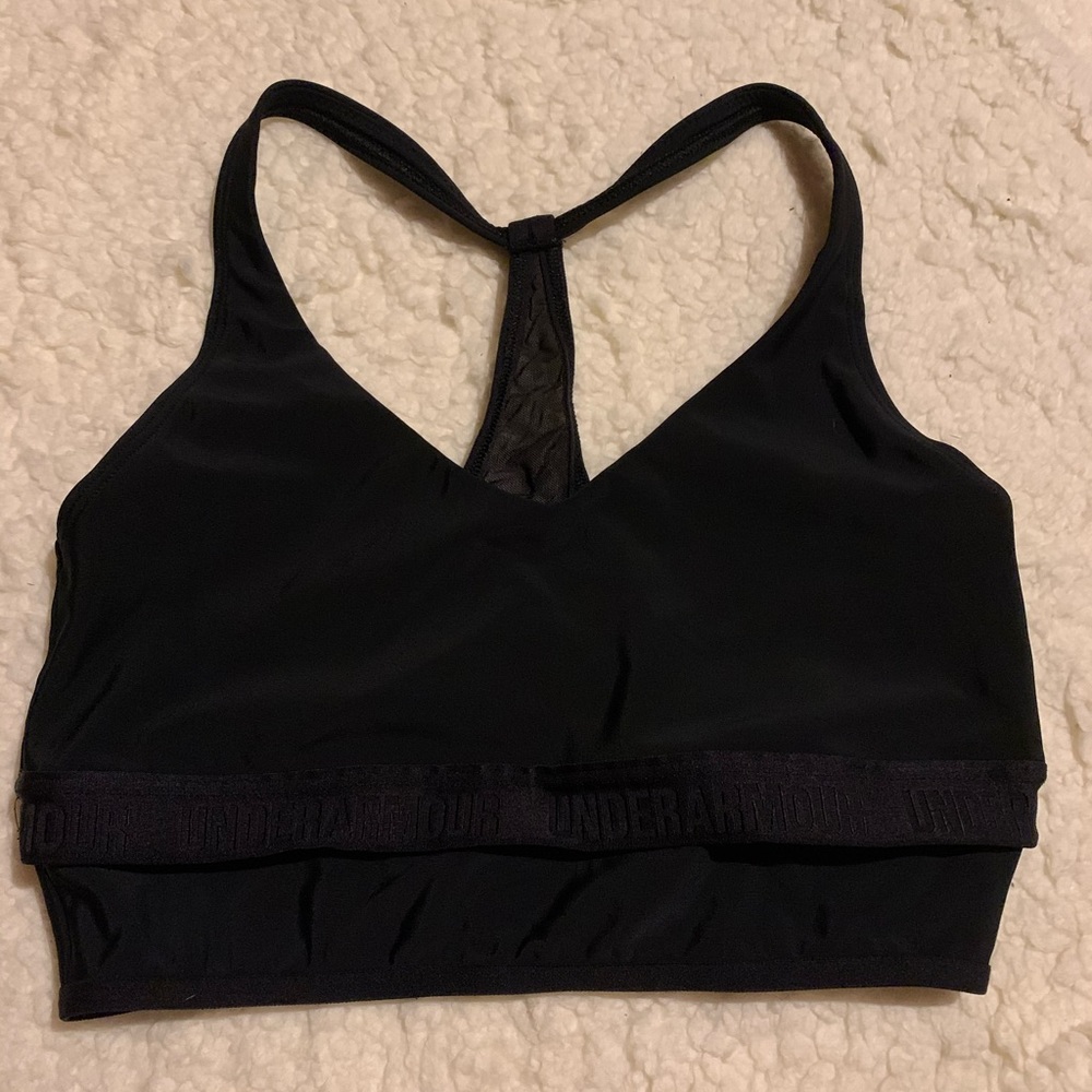 Black sports bra